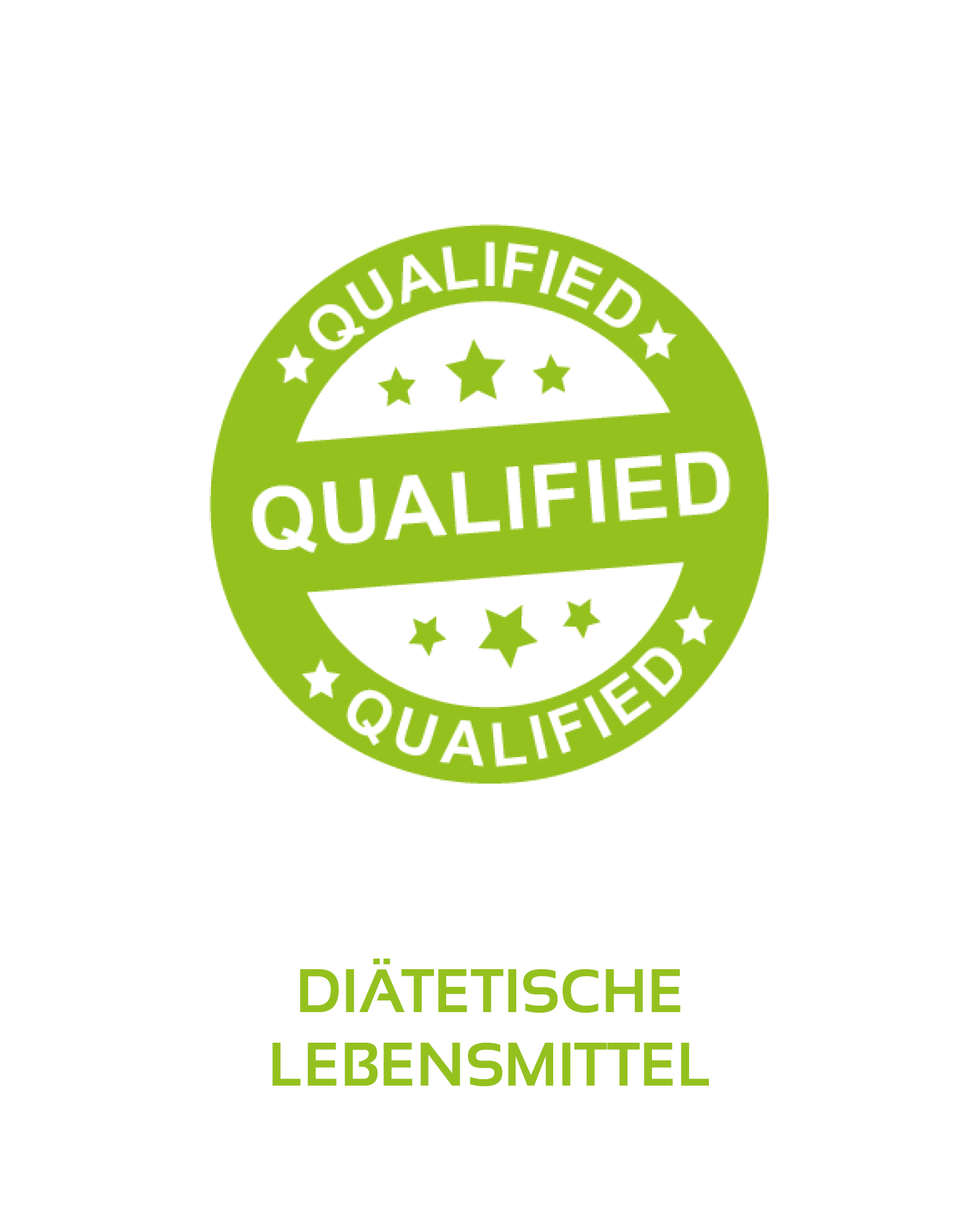 Logo mit Text Qualified